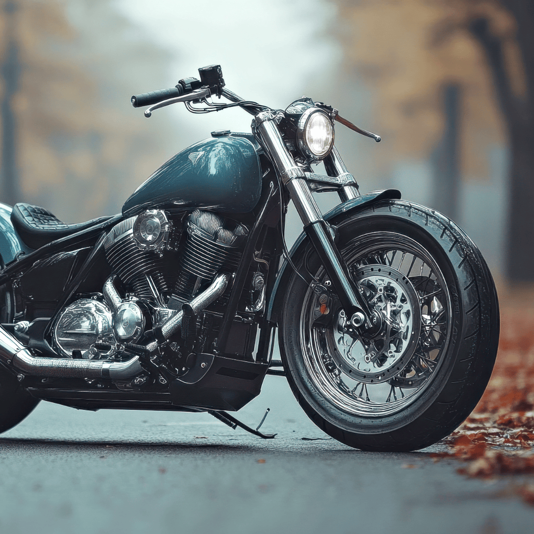 Custom cruiser motorcycle